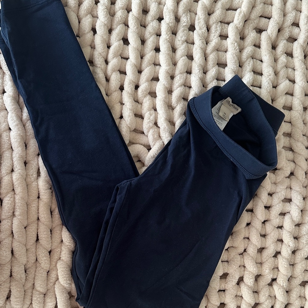 Navy Blue Girls Leggings